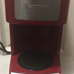 Kenmore 5-cup red coffee maker
